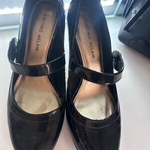 Antonio Melani Black Patent Heels